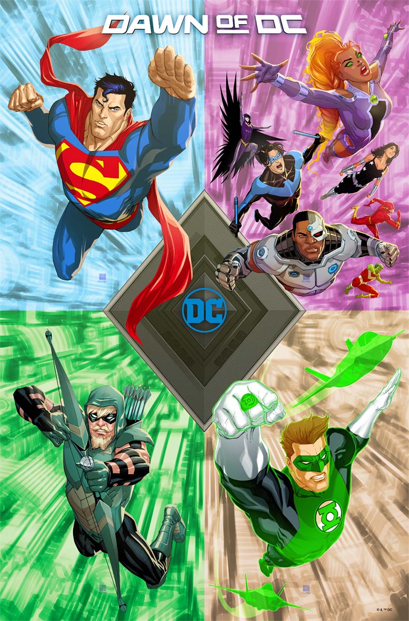 Dawn of DC Epic Cover Chase Poster (2023)